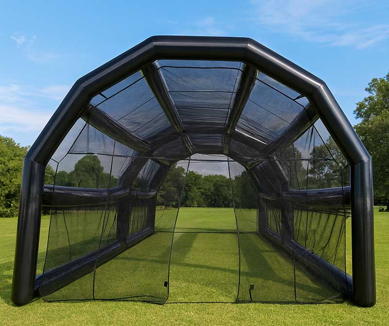 50ft Inflatable Batting Cage Front