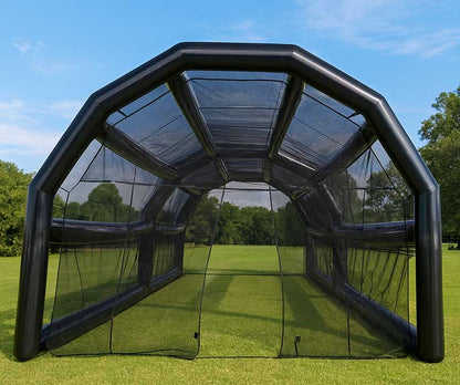 50ft Inflatable Batting Cage Front