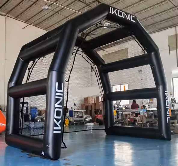 Small 10ft Inflatable Batting Cage